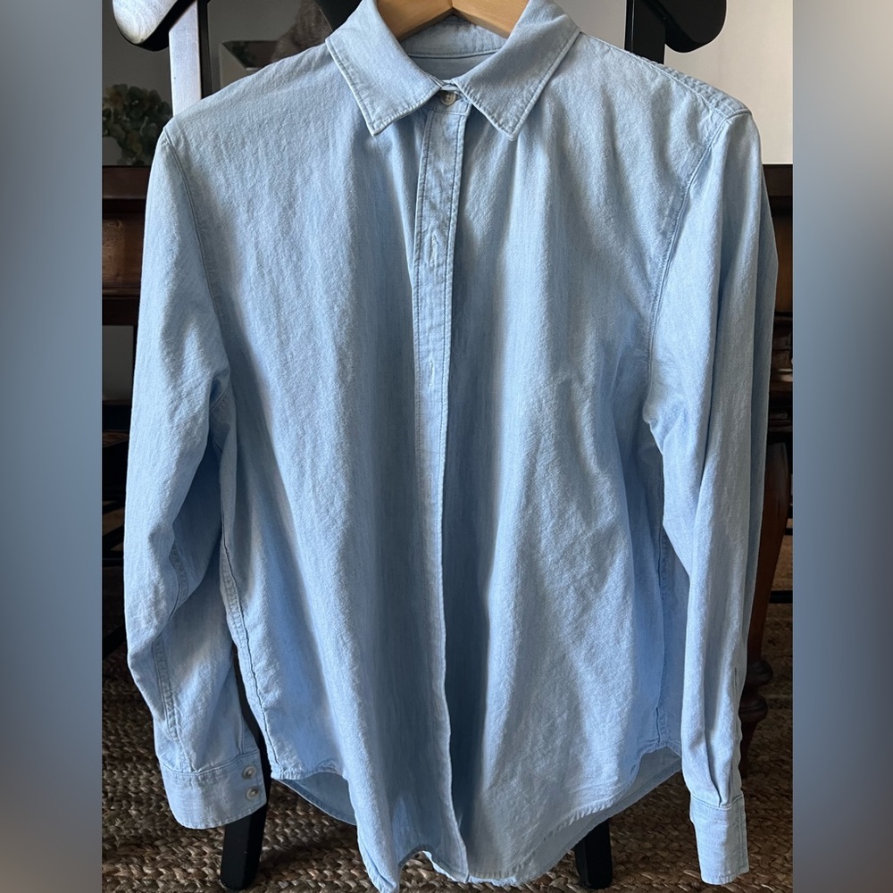 Aritzia Denim Forum Button Down Shirt